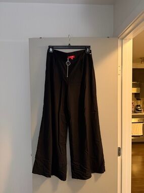 Guess wide dress Pants with Silver Ring Zipper